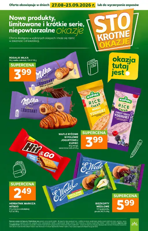 Stokrotka - gazetka promocyjna Gazetka Market od czwartku 27.08 do środy 02.09 - strona 22