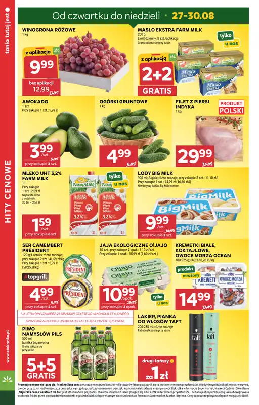 Stokrotka - gazetka promocyjna Gazetka Market od czwartku 27.08 do środy 02.09 - strona 4