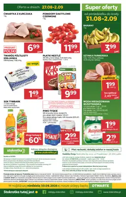 Stokrotka - gazetka promocyjna Gazetka Market od czwartku 27.08 do środy 02.09 - strona 34