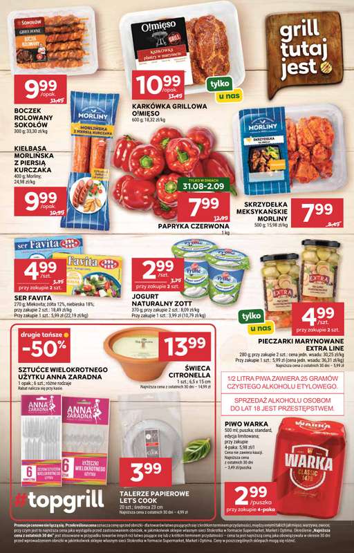 Stokrotka - gazetka promocyjna Gazetka Market od czwartku 27.08 do środy 02.09 - strona 7