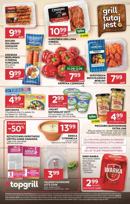 Stokrotka - gazetka promocyjna Gazetka Market od czwartku 27.08 do środy 02.09 - strona 7