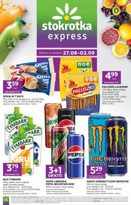 Stokrotka - gazetka promocyjna Gazetka Express od czwartku 27.08 do środy 02.09