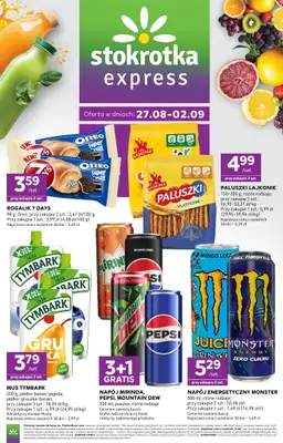Stokrotka - gazetka promocyjna Gazetka Express od czwartku 27.08 do środy 02.09