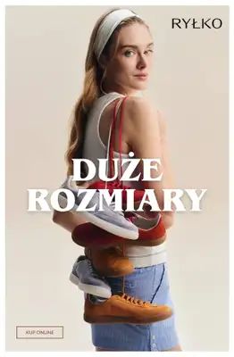 Ryłko - gazetka promocyjna Duże rozmiary - obuwie damskie od czwartku 27.08 