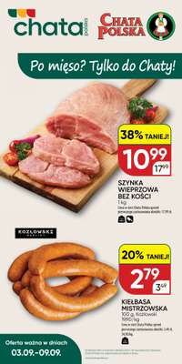Chata Polska - gazetka promocyjna Oferta tygodnia 03.09-09.09  do środy 09.09