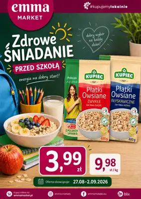 emma MARKET - gazetka promocyjna Plakaty promocyjne od czwartku 27.08 do środy 02.09