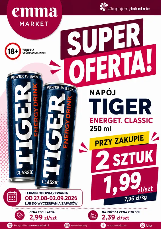 emma MARKET - gazetka promocyjna Plakaty promocyjne od czwartku 27.08 do środy 02.09 - strona 5