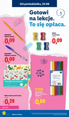 Lidl - gazetka promocyjna Kompletna Wyprawka W Megacenach od wtorku 14.07 do poniedziałku 31.08 - strona 60