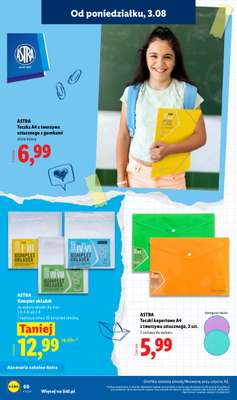 Lidl - gazetka promocyjna Kompletna Wyprawka W Megacenach od wtorku 14.07 do poniedziałku 31.08 - strona 62