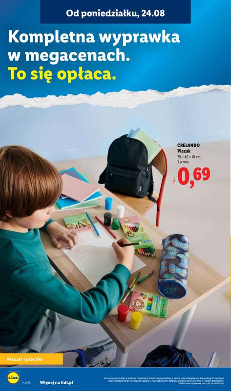 Lidl - gazetka promocyjna Kompletna Wyprawka W Megacenach od wtorku 14.07 do poniedziałku 31.08 - strona 56