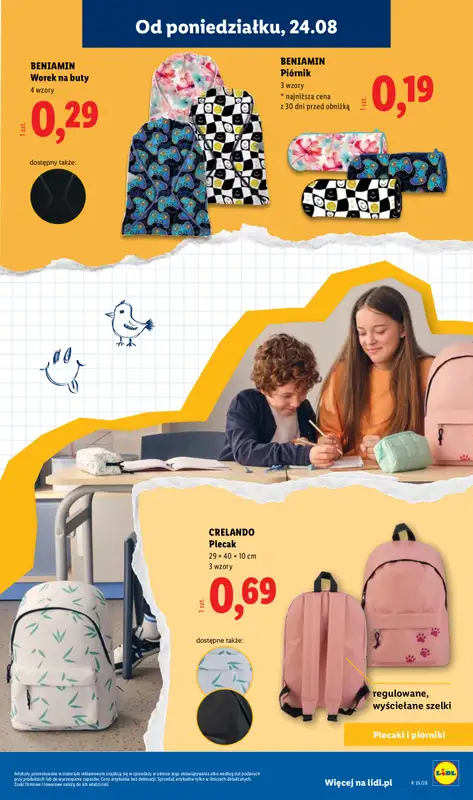 Lidl - gazetka promocyjna Kompletna Wyprawka W Megacenach od wtorku 14.07 do poniedziałku 31.08 - strona 57