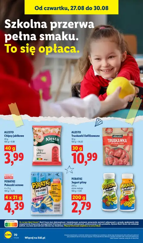 Lidl - gazetka promocyjna Kompletna Wyprawka W Megacenach od wtorku 14.07 do poniedziałku 31.08 - strona 74