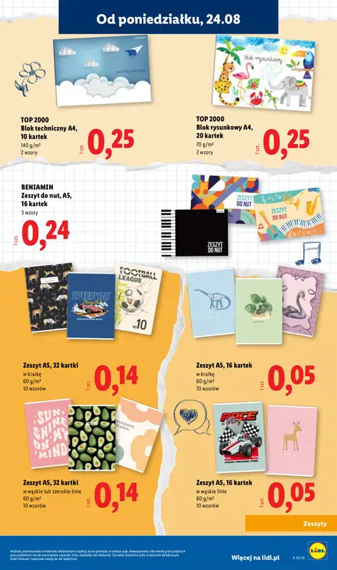 Lidl - gazetka promocyjna Kompletna Wyprawka W Megacenach od wtorku 14.07 do poniedziałku 31.08 - strona 61