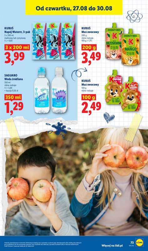 Lidl - gazetka promocyjna Kompletna Wyprawka W Megacenach od wtorku 14.07 do poniedziałku 31.08 - strona 77