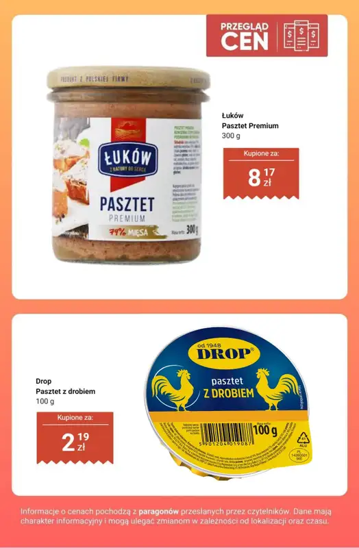 Dino - gazetka promocyjna Produkty na kanapki - przegląd cen od czwartku 27.08 do wtorku 01.09 - strona 10