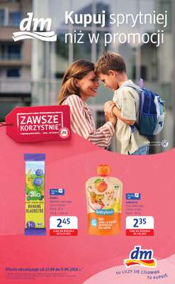 Drogerie DM - gazetka promocyjna Gazetka od czwartku 27.08 do środy 09.09