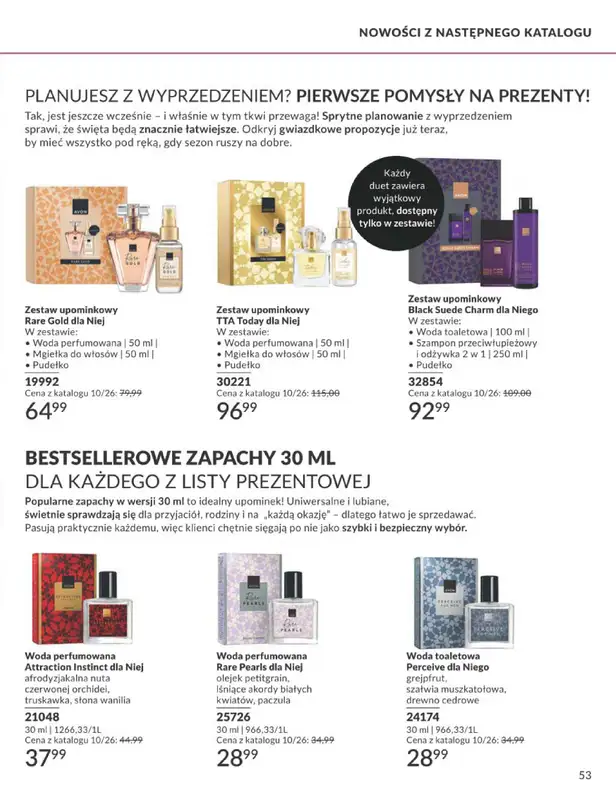 AVON - gazetka promocyjna Katalog Wrzesień 2026 od poniedziałku 31.08 do środy 30.09 - strona 53