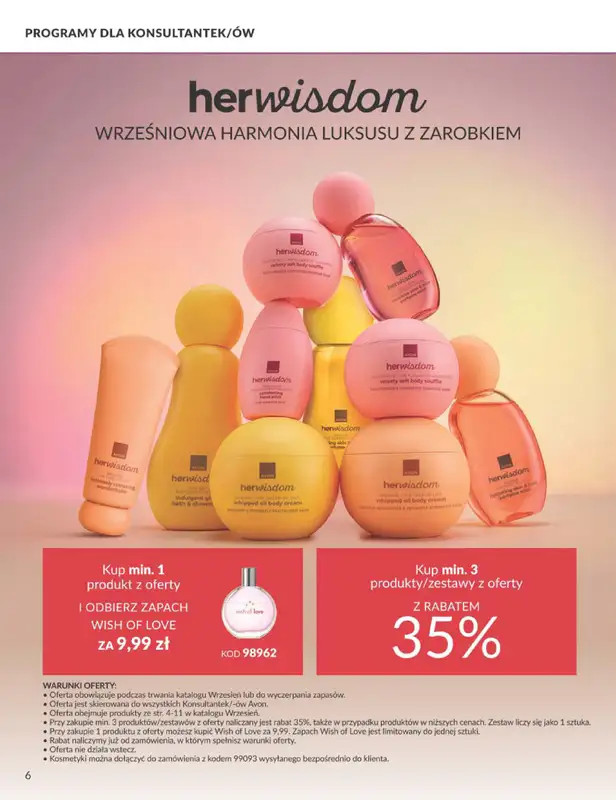 AVON - gazetka promocyjna Katalog Wrzesień 2026 od poniedziałku 31.08 do środy 30.09 - strona 6