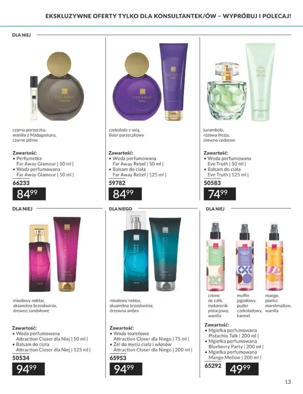 AVON - gazetka promocyjna Katalog Wrzesień 2026 od poniedziałku 31.08 do środy 30.09 - strona 13