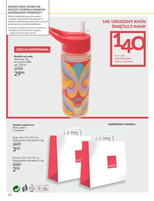 AVON - gazetka promocyjna Katalog Wrzesień 2026 od poniedziałku 31.08 do środy 30.09 - strona 42
