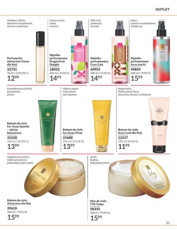 AVON - gazetka promocyjna Katalog Wrzesień 2026 od poniedziałku 31.08 do środy 30.09 - strona 21