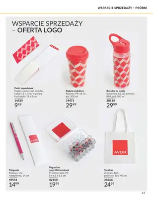 AVON - gazetka promocyjna Katalog Wrzesień 2026 od poniedziałku 31.08 do środy 30.09 - strona 43