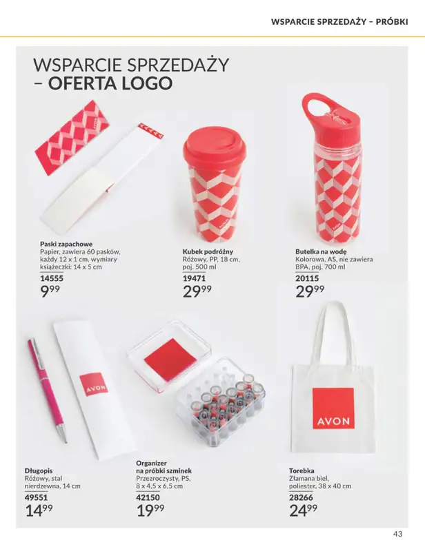 AVON - gazetka promocyjna Katalog Wrzesień 2026 od poniedziałku 31.08 do środy 30.09 - strona 43