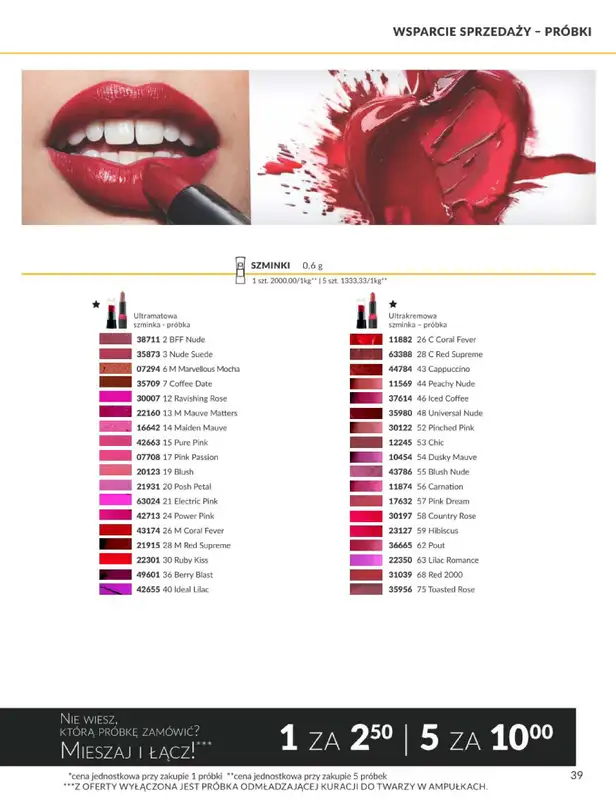 AVON - gazetka promocyjna Katalog Wrzesień 2026 od poniedziałku 31.08 do środy 30.09 - strona 39
