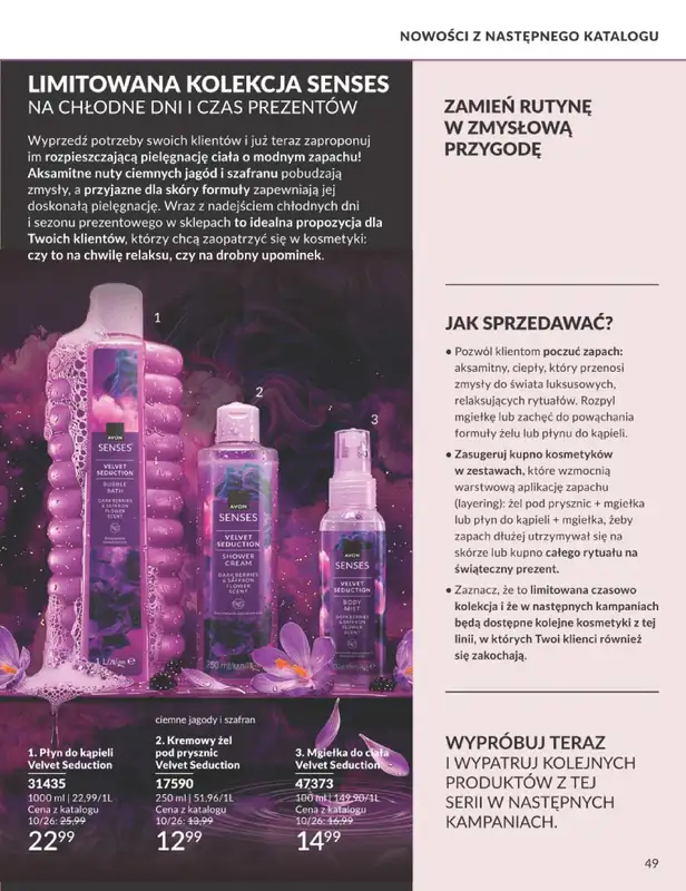 AVON - gazetka promocyjna Katalog Wrzesień 2026 od poniedziałku 31.08 do środy 30.09 - strona 49
