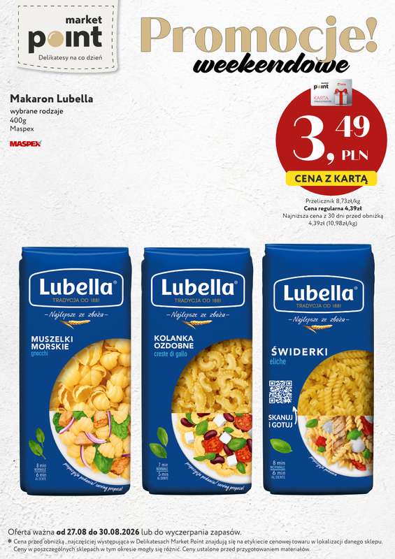 Market Point - gazetka promocyjna Promocje weekendowe od czwartku 27.08 do niedzieli 30.08 - strona 12