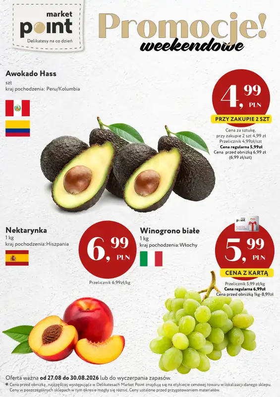 Market Point - gazetka promocyjna Promocje weekendowe od czwartku 27.08 do niedzieli 30.08 - strona 6