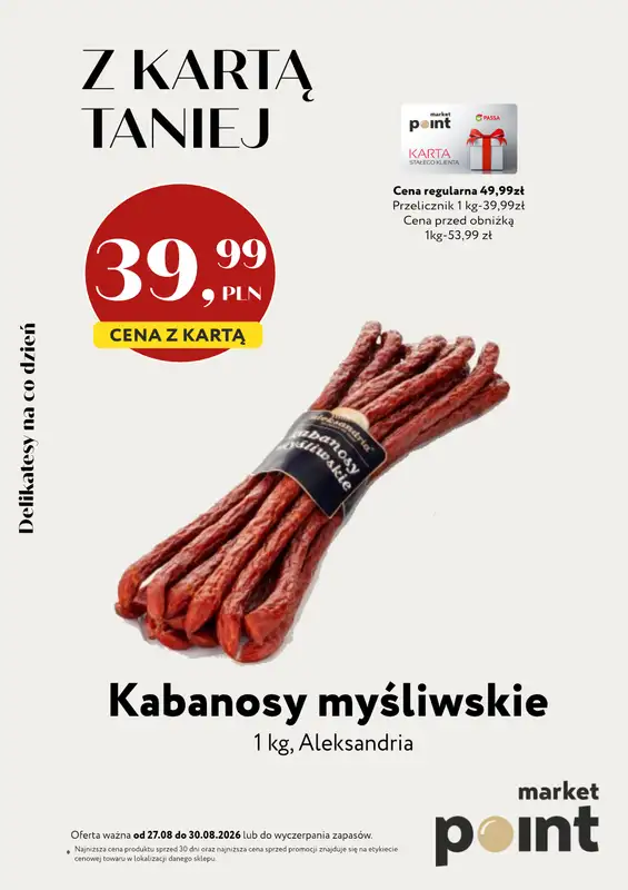 Market Point - gazetka promocyjna Promocje weekendowe od czwartku 27.08 do niedzieli 30.08 - strona 11