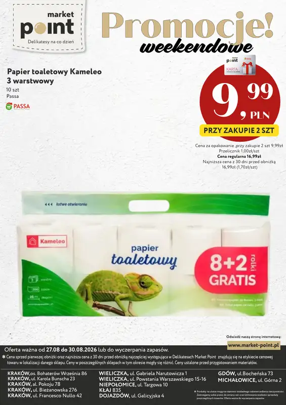 Market Point - gazetka promocyjna Promocje weekendowe od czwartku 27.08 do niedzieli 30.08 - strona 15