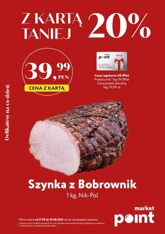 Market Point - gazetka promocyjna Promocje weekendowe od czwartku 27.08 do niedzieli 30.08 - strona 9