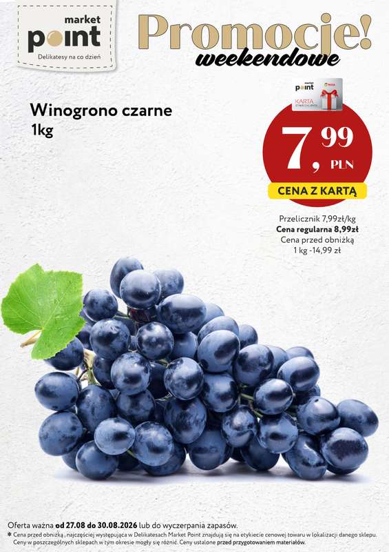 Market Point - gazetka promocyjna Promocje weekendowe od czwartku 27.08 do niedzieli 30.08 - strona 5
