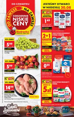 Biedronka - gazetka promocyjna Od czwartku od czwartku 27.08 do środy 02.09