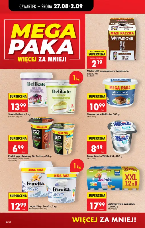 Biedronka - gazetka promocyjna Od czwartku od czwartku 27.08 do środy 02.09 - strona 54