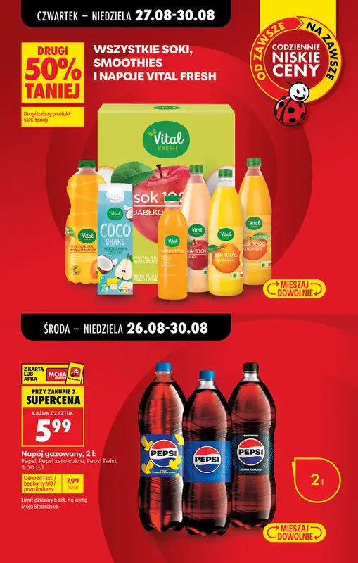 Biedronka - gazetka promocyjna Od czwartku od czwartku 27.08 do środy 02.09 - strona 17