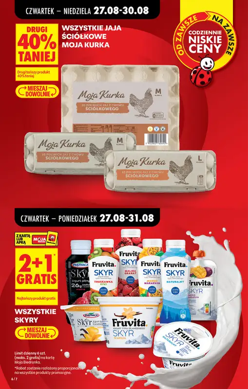 Biedronka - gazetka promocyjna Od czwartku od czwartku 27.08 do środy 02.09 - strona 6