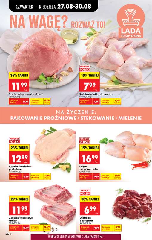 Biedronka - gazetka promocyjna Od czwartku, Z ladą tradycyjną od czwartku 27.08 do środy 02.09 - strona 34