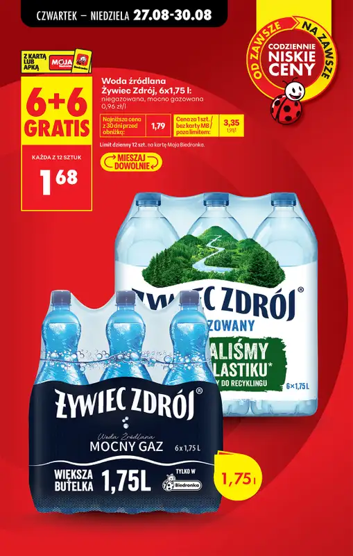 Biedronka - gazetka promocyjna Od czwartku, Z ladą tradycyjną od czwartku 27.08 do środy 02.09 - strona 10