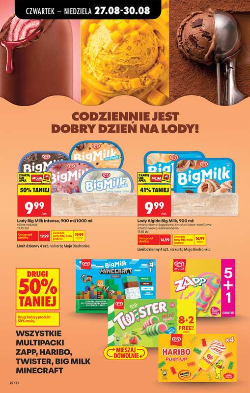 Biedronka - gazetka promocyjna Od czwartku, Z ladą tradycyjną od czwartku 27.08 do środy 02.09 - strona 22