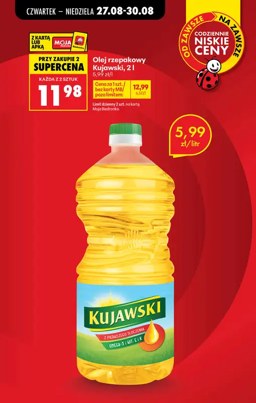 Biedronka - gazetka promocyjna Od czwartku, Z ladą tradycyjną od czwartku 27.08 do środy 02.09 - strona 11