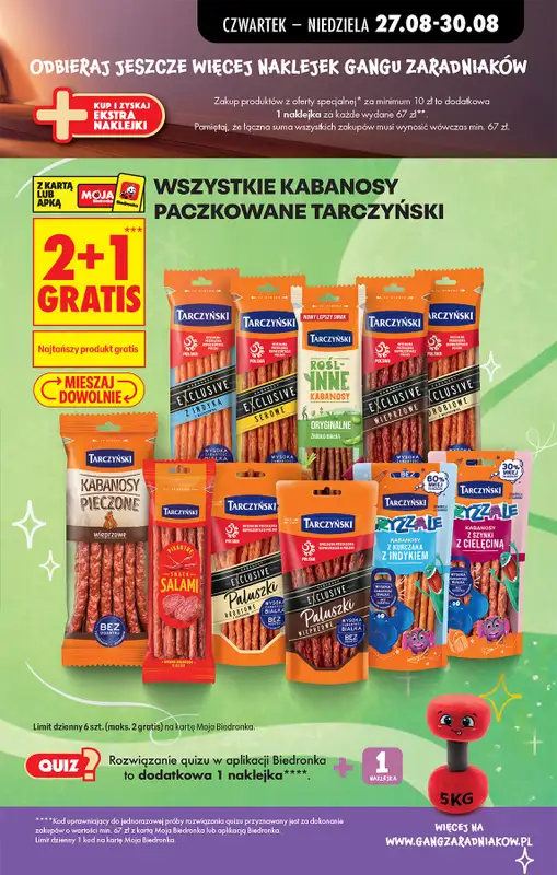 Biedronka - gazetka promocyjna Od czwartku, Z ladą tradycyjną od czwartku 27.08 do środy 02.09 - strona 51