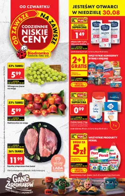 Biedronka - gazetka promocyjna Od czwartku, Z ladą tradycyjną od czwartku 27.08 do środy 02.09