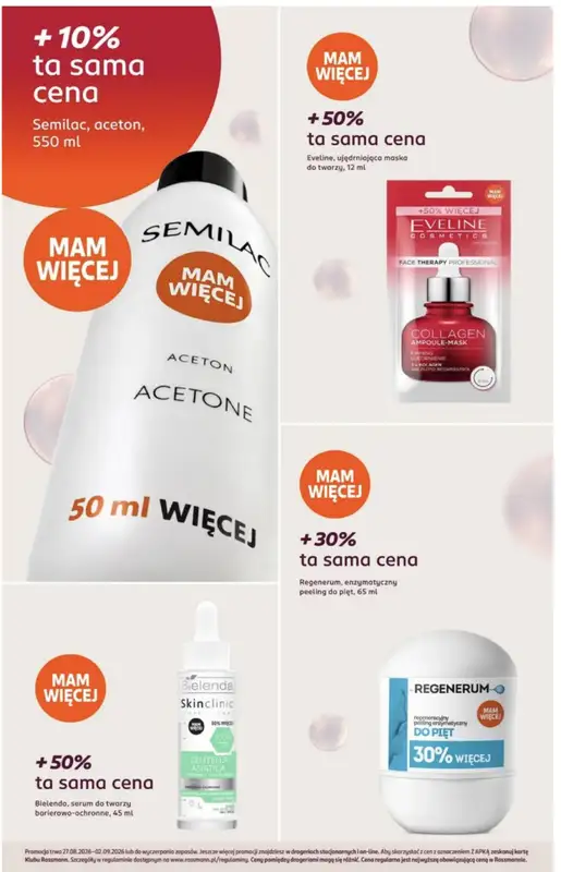 Rossmann - gazetka promocyjna Gazetka od czwartku 27.08 do środy 02.09 - strona 9
