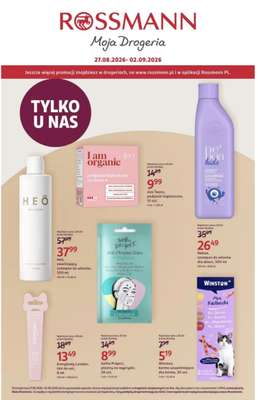 Rossmann - gazetka promocyjna Gazetka od czwartku 27.08 do środy 02.09