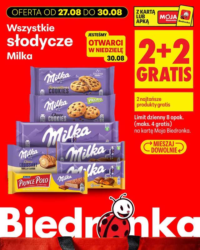 Biedronka - gazetka promocyjna Biedronkowe oszczędności od czwartku od czwartku 27.08 do soboty 29.08 - strona 8