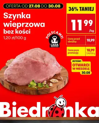 Biedronka - gazetka promocyjna Biedronkowe oszczędności od czwartku od czwartku 27.08 do soboty 29.08 - strona 7
