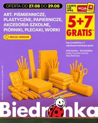 Biedronka - gazetka promocyjna Biedronkowe oszczędności od czwartku od czwartku 27.08 do soboty 29.08 - strona 15